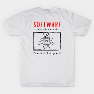 Software Back-End Developer motivational design T-Shirt